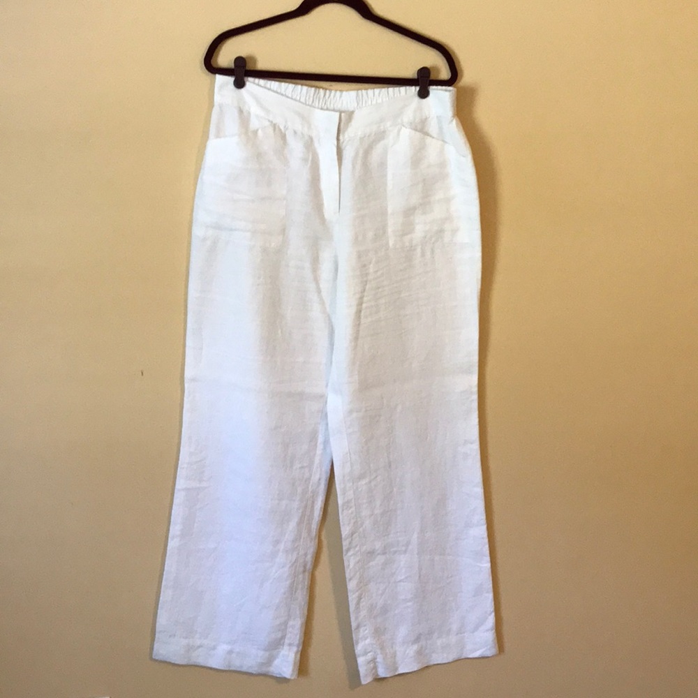 100% linen pants